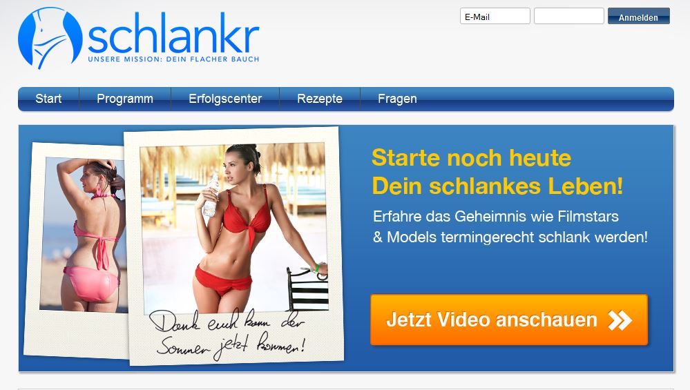 schlankr.de - die Online Plattform für erfolgreiches Abnehmen